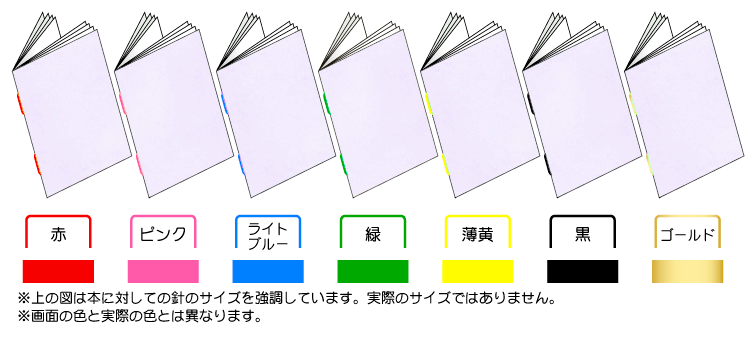 中とじカラーステッチ